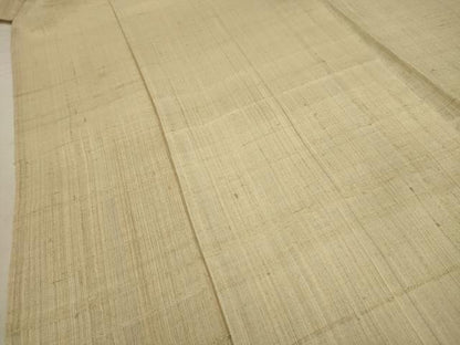平和屋着物＊夏物 紗紬 生紬 砥粉色 正絹 逸品 AABA5781sx