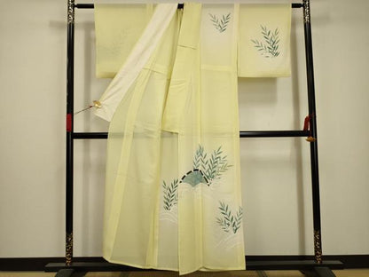 平和屋着物＊夏物 訪問着 絽 流水籬文 暈し染め 正絹 逸品 AABA5786sx
