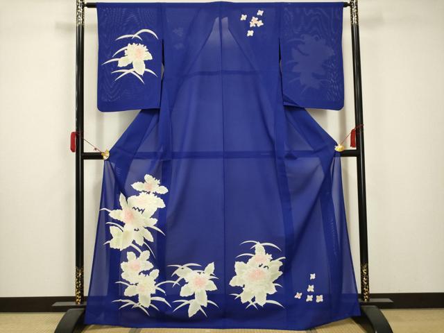 平和屋着物＊夏物 訪問着 絽 紫陽花 正絹 逸品 AABA5789sx