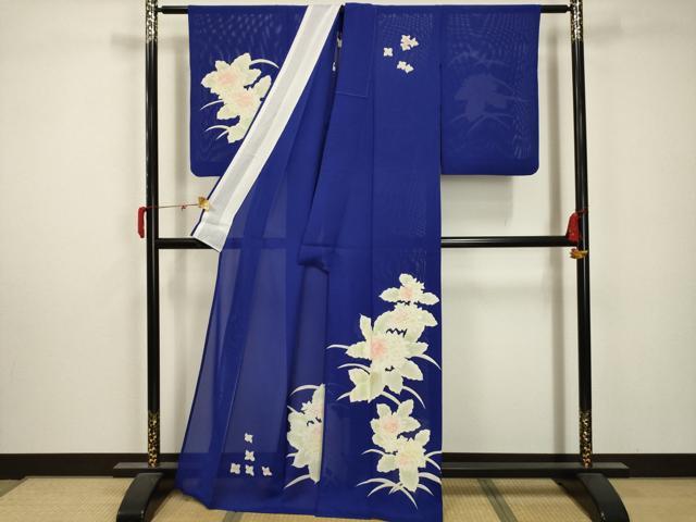 平和屋着物＊夏物 訪問着 絽 紫陽花 正絹 逸品 AABA5789sx