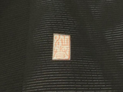 平和屋着物＊夏物 黒留袖 絽 作家物 風景文 金彩 正絹 逸品 AABA5790sx