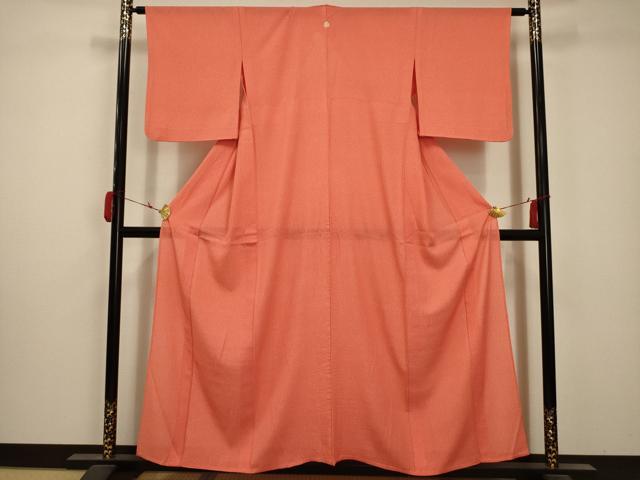 平和屋着物＊夏物 小紋 絽 霞文 正絹 逸品 AABA5794sx