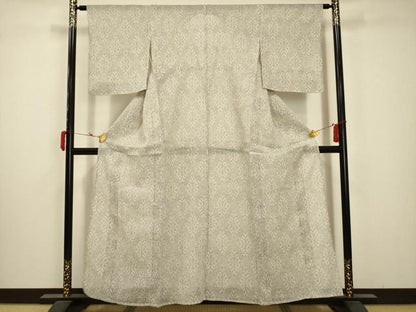 平和屋着物＊夏物　越後上布　花菱文　苧麻　逸品　AABA5795sx