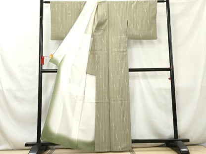 平和屋着物■小紋　変わり縞　洗える着物　AABA6220cs
