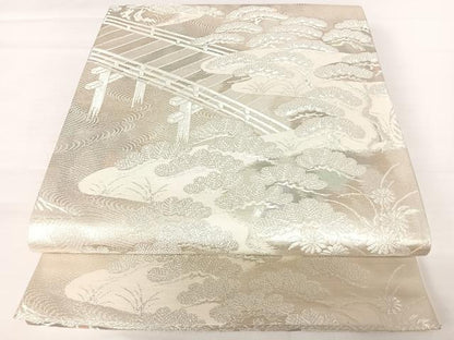 平和屋着物◎六通柄袋帯　古京錦　二重引箔　正絹　逸品　AABA6273yx