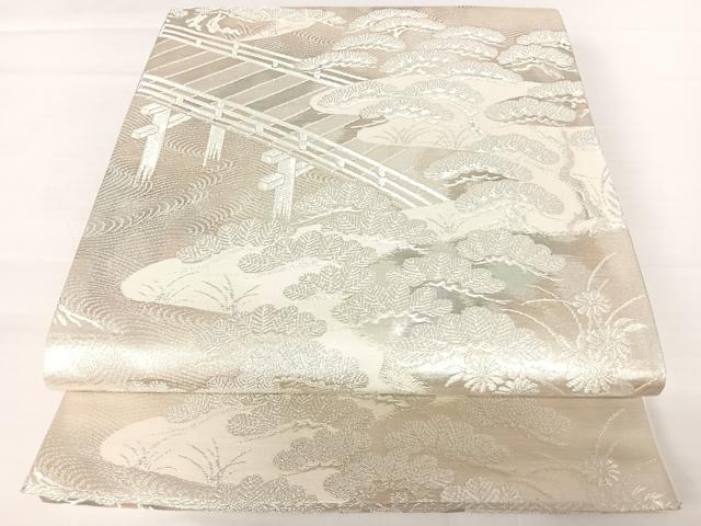 平和屋着物◎六通柄袋帯　古京錦　二重引箔　正絹　逸品　AABA6273yx