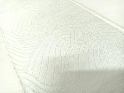 平和屋着物◎六通柄袋帯　ふくれ織　立波文　正絹　逸品　AABA6290yx