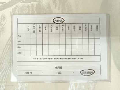 平和屋着物◎六通柄袋帯 京の栞 銀糸 正絹 逸品 AABA6332yx