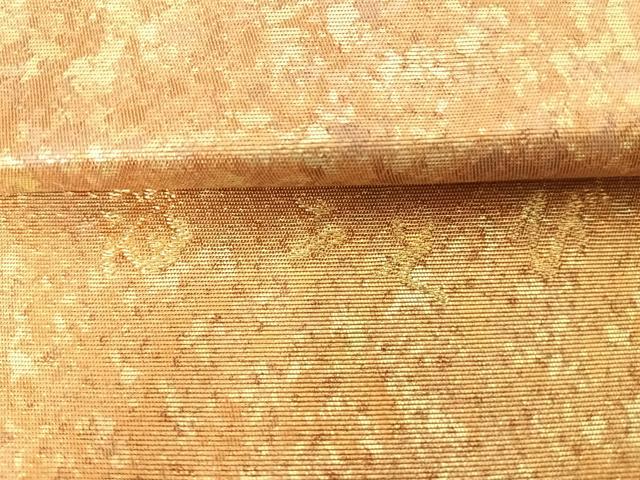平和屋着物◎六通柄袋帯 箔あそび 引箔 正絹 逸品 AABA6343yx