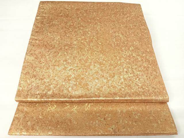 平和屋着物◎六通柄袋帯 箔あそび 引箔 正絹 逸品 AABA6343yx