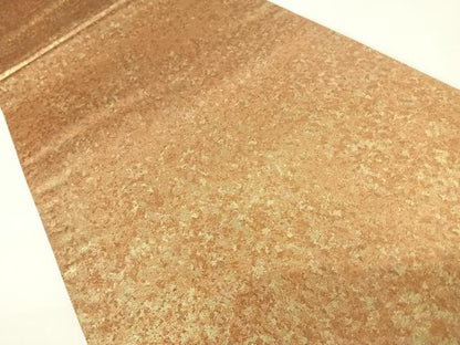 平和屋着物◎六通柄袋帯 箔あそび 引箔 正絹 逸品 AABA6343yx