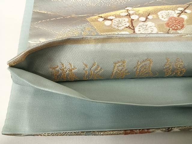 平和屋着物◎六通柄袋帯 唐織 琳派屏風錦 金糸 正絹 逸品 AABA6381yx