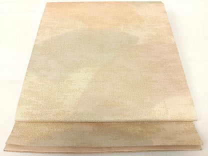 平和屋着物◎砂子綴れ　全通柄袋帯　霞文　金糸　正絹　逸品　AABA6396yx