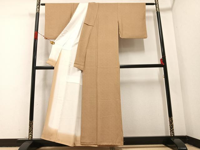 平和屋着物○江戸小紋 七宝文 正絹 逸品 AABA6405ph