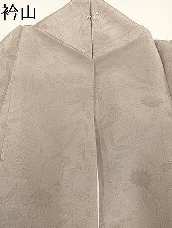 平和屋着物●上質な小紋 型染め 草花文 正絹 逸品 AABA6465ph