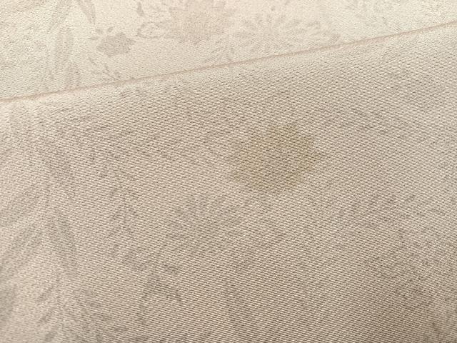 平和屋着物●上質な小紋 型染め 草花文 正絹 逸品 AABA6465ph