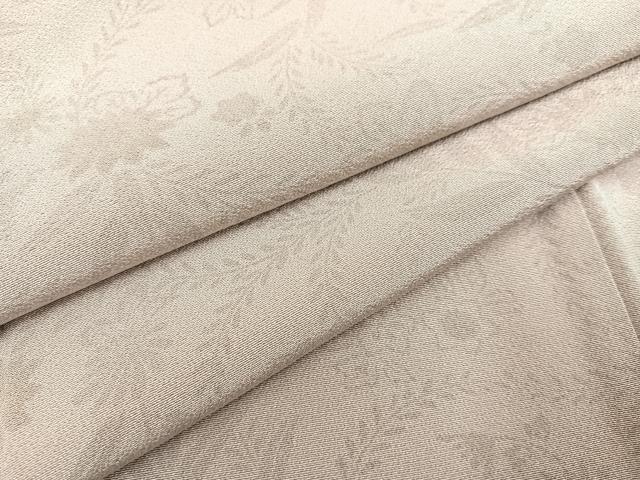 平和屋着物●上質な小紋 型染め 草花文 正絹 逸品 AABA6465ph
