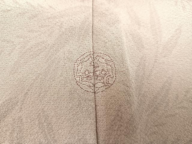 平和屋着物●上質な小紋 型染め 草花文 正絹 逸品 AABA6465ph