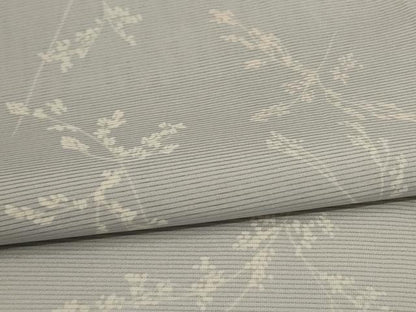 平和屋着物＊夏物 小紋 絽 草花文 正絹 逸品 未使用 AABA6481jd