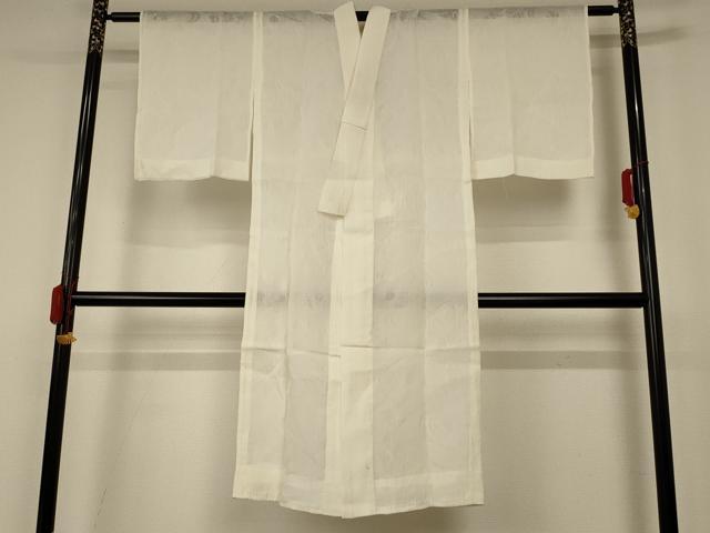 平和屋着物＊夏物 長襦袢 紗 鳥の子色 麻 逸品 AABA6492jd