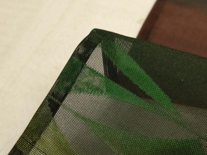 平和屋着物＊夏物 小紋 紗 幾何学文様 正絹 逸品 未使用 AABA6494jd