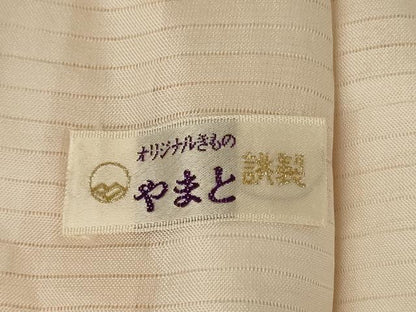 平和屋着物＊夏物 訪問着 絽 流水扇面花文 やまと誂製 正絹 逸品 AABA6498jd