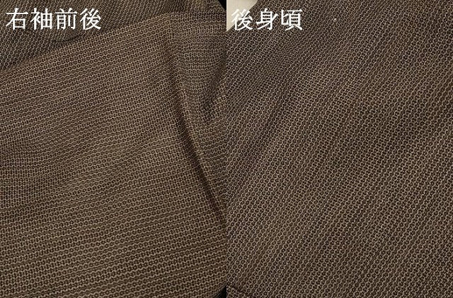平和屋着物＊夏物 紗紬 亀甲文 正絹 逸品 AABA6505jd