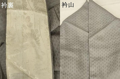 平和屋着物＊夏物 色無地 紗 蕎麦切色 正絹 逸品 AABA6509jd
