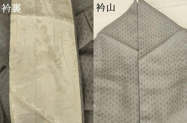 平和屋着物＊夏物 色無地 紗 蕎麦切色 正絹 逸品 AABA6509jd