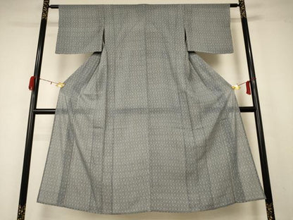 平和屋着物＊夏物 小紋 絽 流水文 正絹 逸品 AABA6510jd