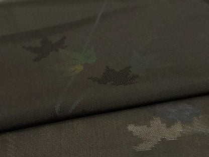 平和屋着物＊夏物 小紋 紗 楓文 正絹 逸品 AABA6511jd