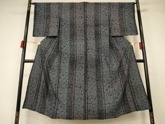 平和屋着物＊夏物 小紋 紗 花間道 AABA6519jd
