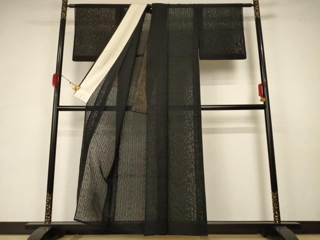 平和屋着物＊夏物 色無地 紗 蝋色 正絹 逸品 AABA6522jd
