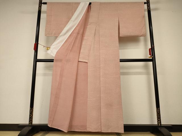 平和屋着物＊夏物 小紋 絽 霞文 正絹 逸品 AABA6525jd