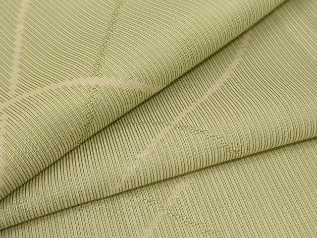 平和屋着物＊夏物 小紋 縦絽 流線文 正絹 逸品 AABA6526jd