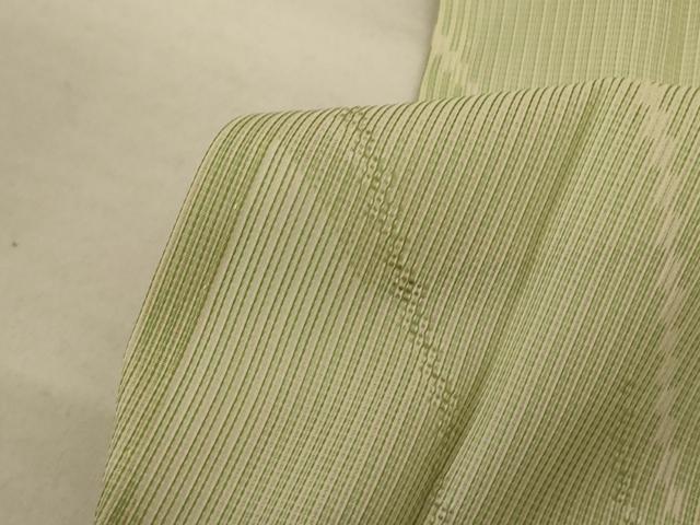 平和屋着物＊夏物 小紋 縦絽 流線文 正絹 逸品 AABA6526jd