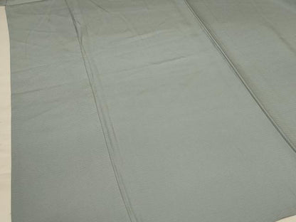 平和屋着物＊夏物 色無地 絽 青磁鼠色 正絹 逸品 AABA6529jd