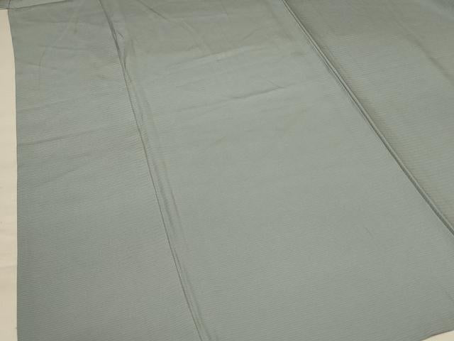 平和屋着物＊夏物 色無地 絽 青磁鼠色 正絹 逸品 AABA6529jd