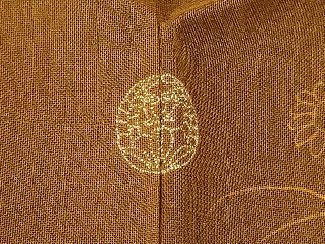 平和屋着物＊夏物 絹芭蕉 訪問着 刺繍 風景文 正絹 逸品 AABA6530jd