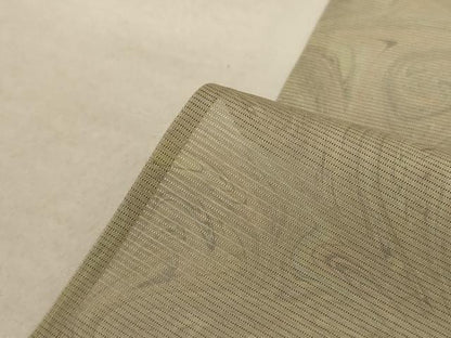 平和屋着物＊夏物 小紋 絽 墨流し文 正絹 逸品 AABA6535jd