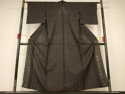 平和屋着物＊夏物 小紋 絽 流水文 正絹 逸品 AABA6540jd