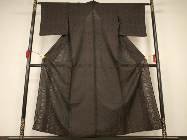 平和屋着物＊夏物 小紋 絽 流水文 正絹 逸品 AABA6540jd