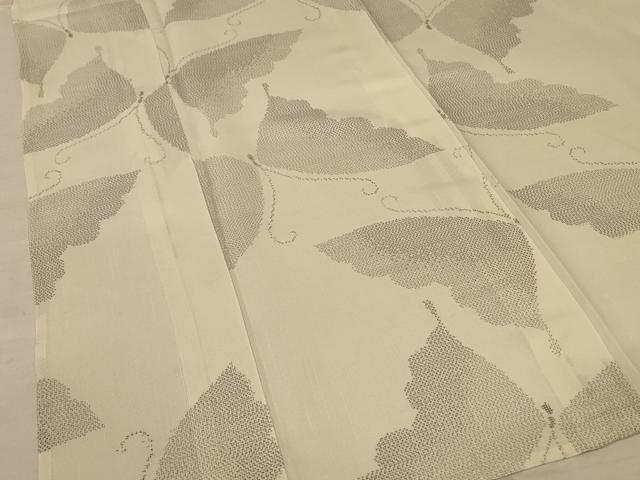 平和屋着物＊夏物　紗紬　舞蝶文　正絹　逸品　AABA6542jd