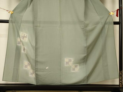 平和屋着物＊夏物 訪問着 絽 瓢箪 暈し染め 正絹 逸品 AABA6547jd