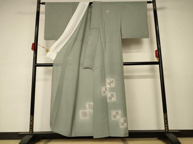 平和屋着物＊夏物 訪問着 絽 瓢箪 暈し染め 正絹 逸品 AABA6547jd