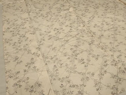 平和屋着物＊夏物 小紋 絽 草花文 やまと誂製 正絹 逸品 AABA6561jd