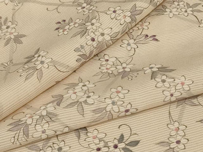 平和屋着物＊夏物 小紋 絽 草花文 やまと誂製 正絹 逸品 AABA6561jd