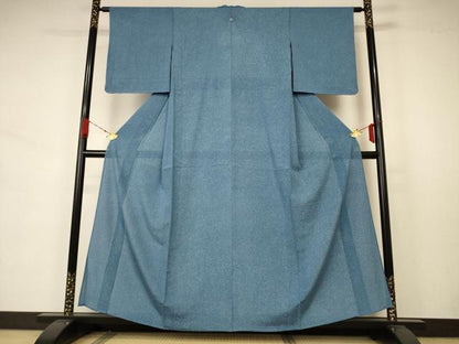 平和屋着物＊夏物 小紋 絽 作家物 霞文 正絹 逸品 未使用 AABA6564jd