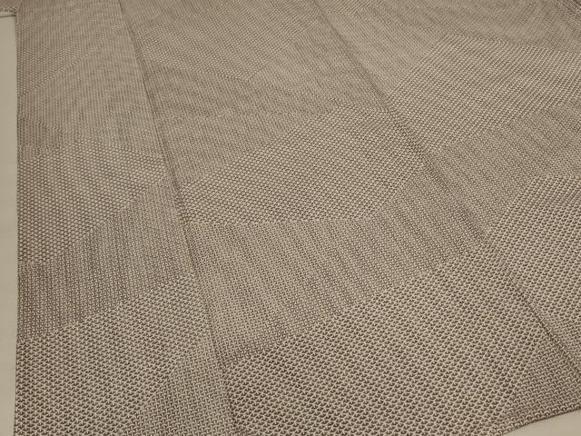 平和屋着物＊夏物 小紋 絽 切嵌文 正絹 逸品 AABA6567jd