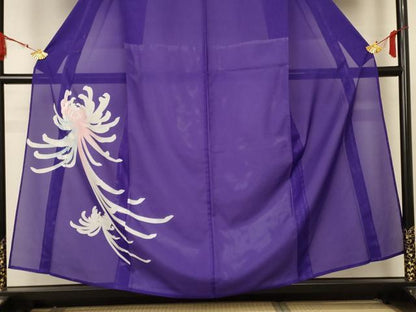 平和屋着物＊夏物　色留袖　絽　乱菊　洗える着物　AABA6569jd